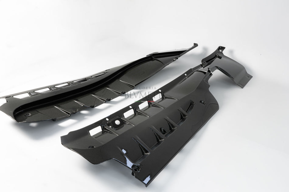 4-teiliges Carbon Motorraumabdeckungs-Set passend für Ferrari F430 Coupé