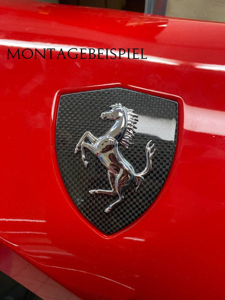 Carbon-Kotflügel-Embleme für Ferrari 458 Italia und Spider – weitere Ansicht 5