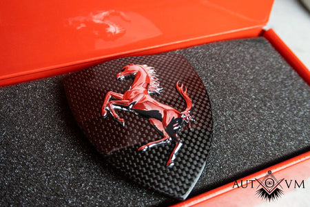 Carbon-Kotflügel-Embleme für Ferrari 458 Italia und Spider – weitere Ansicht 8