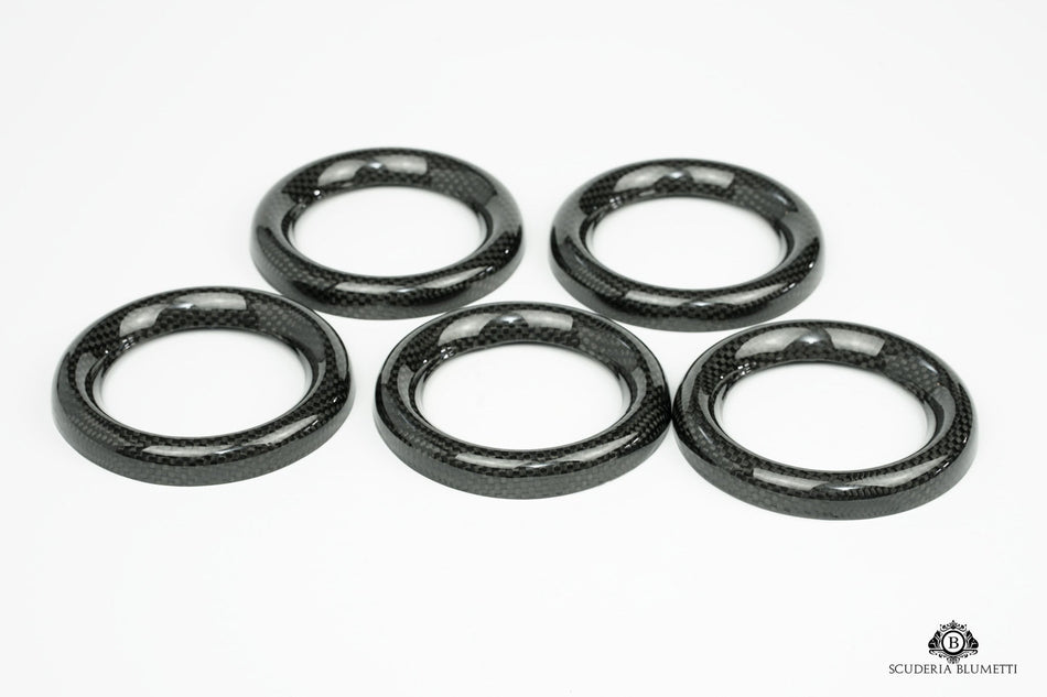 5-teiliges Carbon-Luftdüsenringe-Set für Ferrari 456M GT und GTA