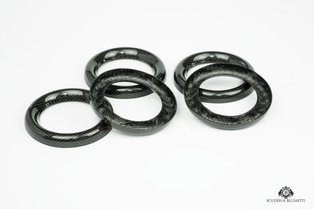 Sichtcarbon-Luftdüsenring für Ferrari 456M in Detailansicht