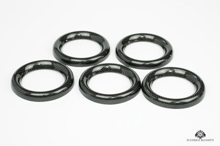 5-teiliges Set Carbon-Luftdüsenringe für Ferrari 575M Maranello