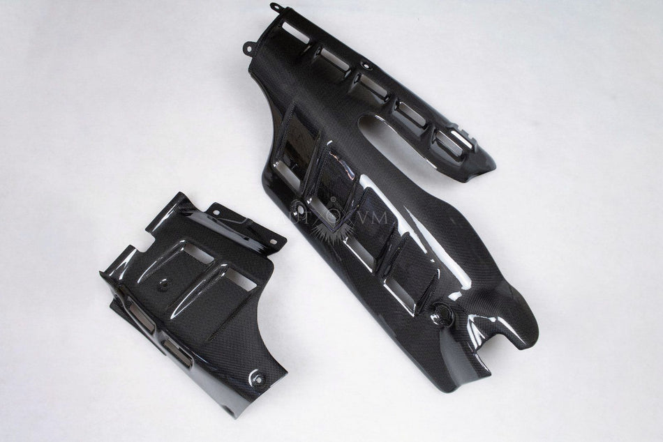 Carbon-Motorraumabdeckungen für Ferrari F430 Spider – 4-teilig – weitere Ansicht 2