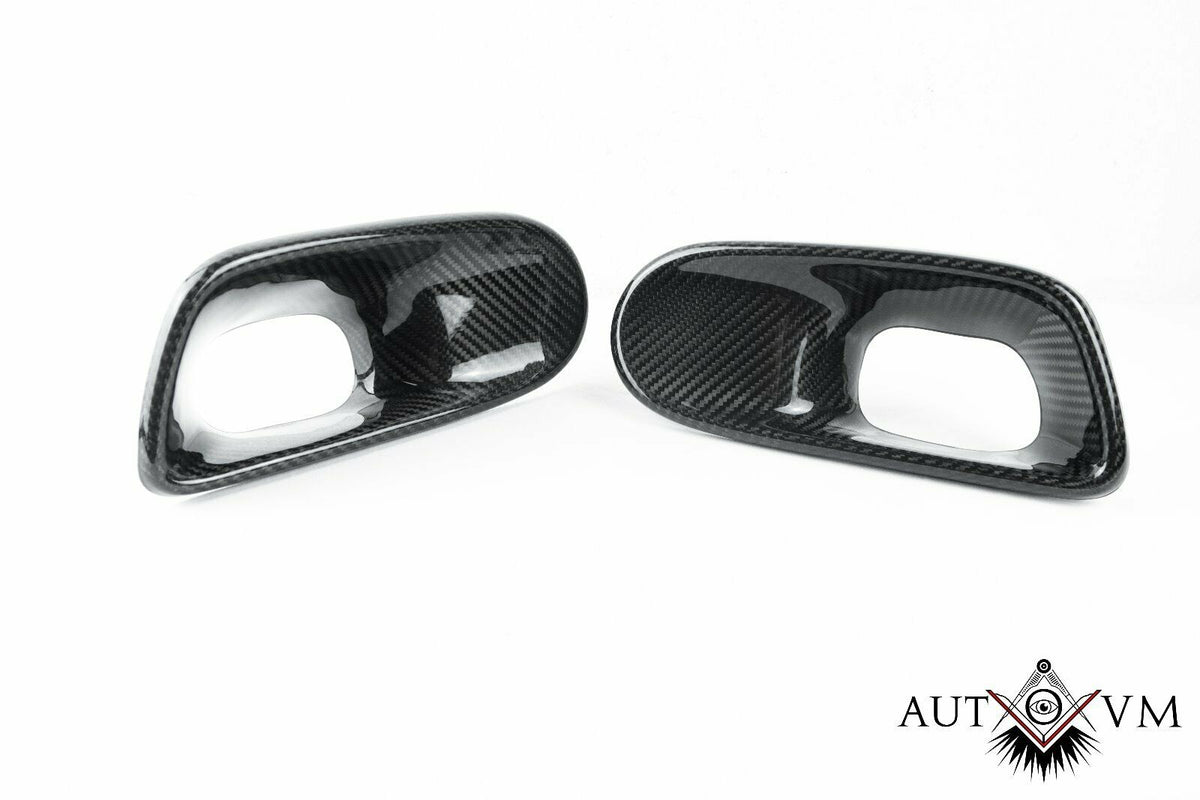 BMW E46 Carbon Nebelscheinwerfer Luftführung 2