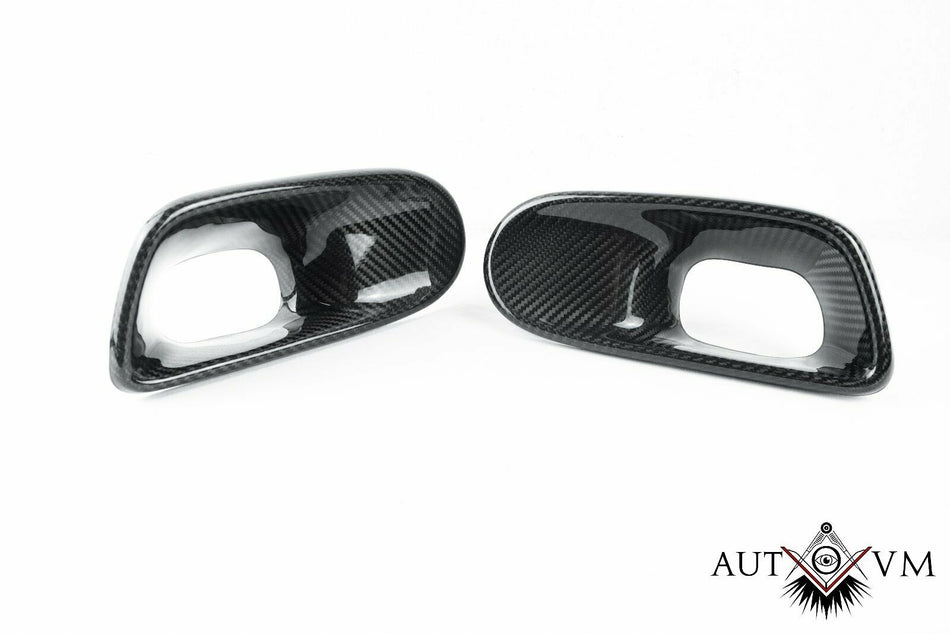 BMW E46 Carbon Nebelscheinwerfer Luftführung 2