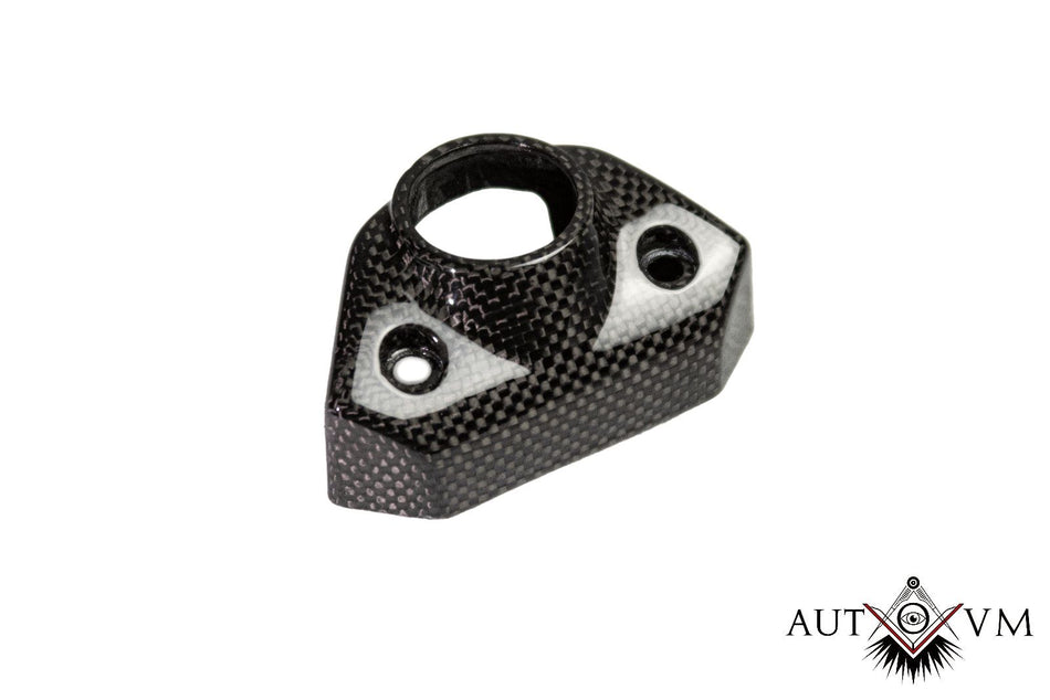 Ducati Monster Carbon Zuendschlossabdeckung Kohlefaser 1