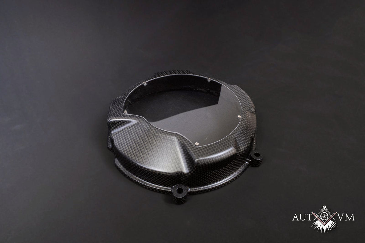 Panigale Streetfighter V4 Dry Clutch Carbon fibre cover window 1