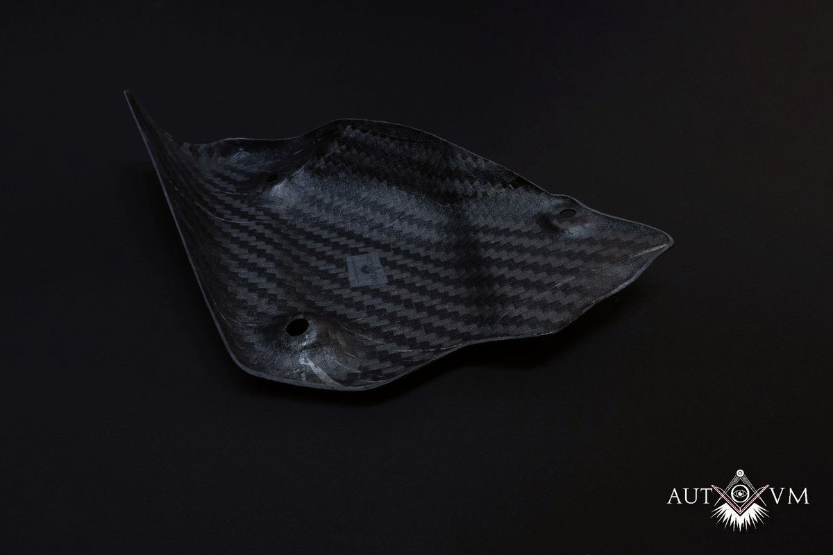 Carbon-Auspuffhitzeschild für Ducati 848, 1098 & 1198 – weitere Ansicht 3