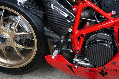 Carbon-Auspuffhitzeschild für Ducati 848, 1098 & 1198 – weitere Ansicht 4
