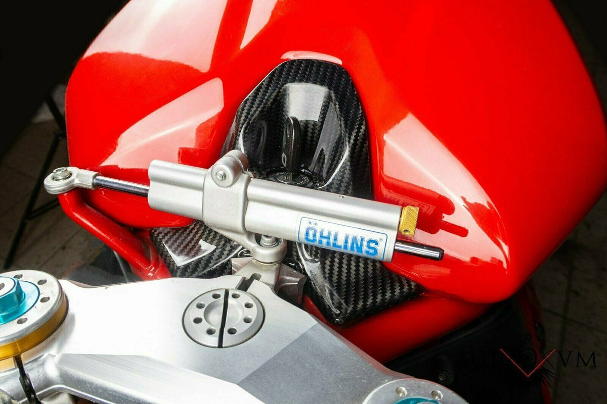 Carbon-Zündschlossabdeckung für Ducati 848, 1098 & 1198 – weitere Ansicht 5