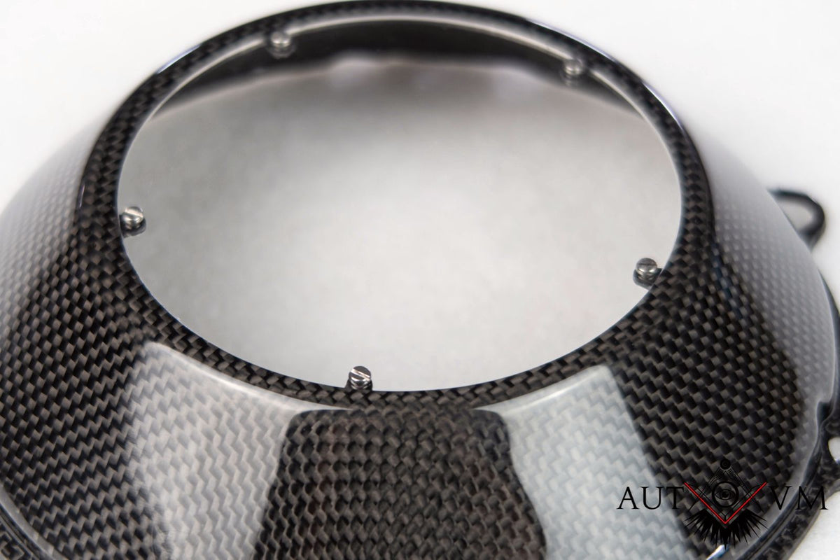Carbon-Kupplungsdeckel mit Sichtfenster für Ducati – weitere Ansicht 6