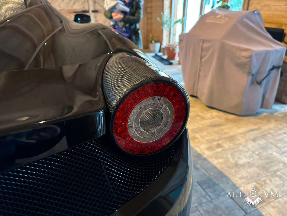 Carbon-Rücklichtabdeckungen für Ferrari 458 – Set