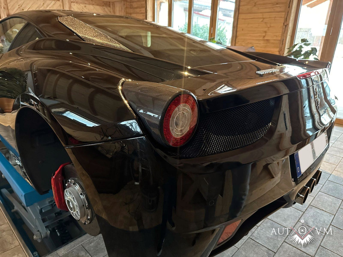 Carbon-Rücklichtabdeckungen für Ferrari 458 – Set – weitere Ansicht 3