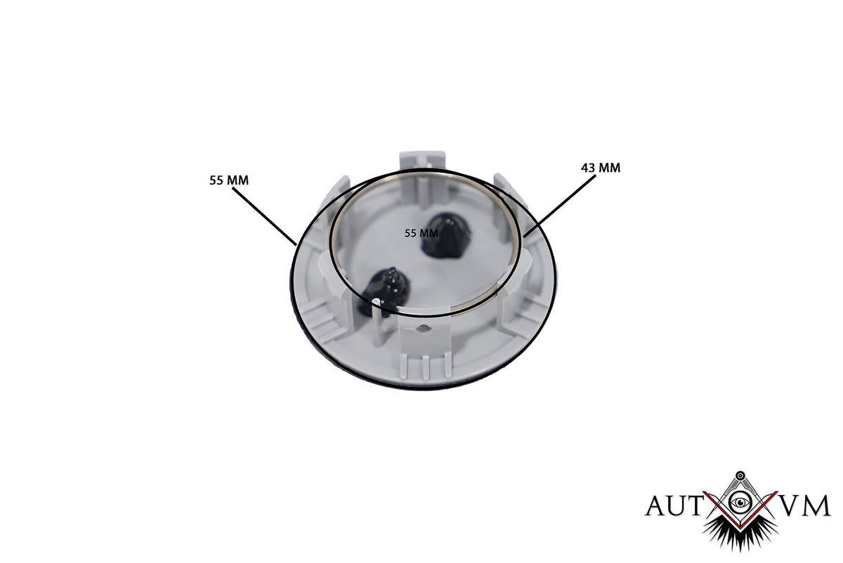 Carbon-Nabenkappen 55 mm für Ferrari – 4er-Set – weitere Ansicht 6