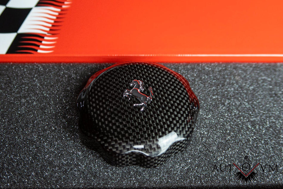 Carbon-Abdeckung für Ferrari Öldeckel – mehrere Modelle