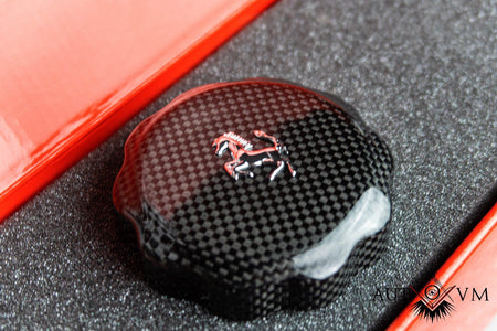 Carbon-Abdeckung für Ferrari Öldeckel – mehrere Modelle – weitere Ansicht 3