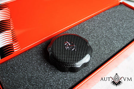 Carbon-Abdeckung für Ferrari Öldeckel – mehrere Modelle – weitere Ansicht 4