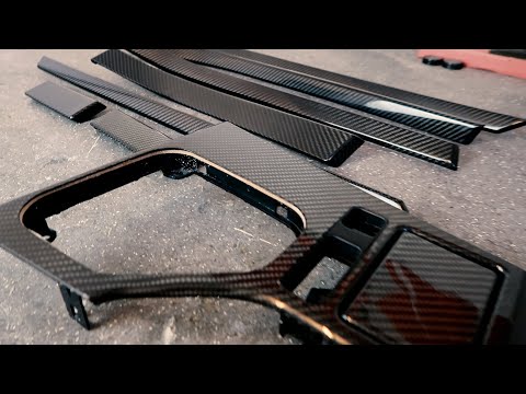 BMW 5er M5 E39 Carbon Interieurleiste Zierleiste Dekorleiste Video
