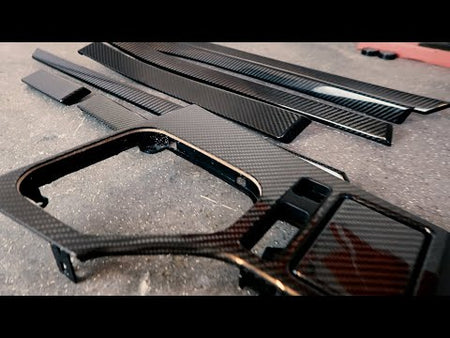 BMW 5er M5 E39 Carbon Interieurleiste Zierleiste Dekorleiste Video